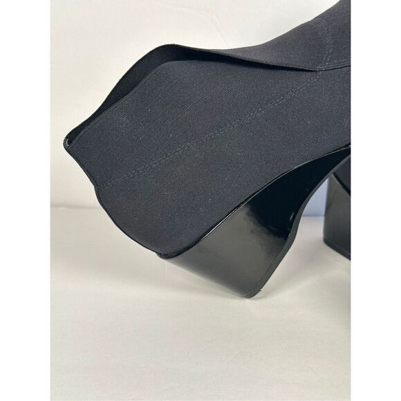 Aerosoles Anina Ankle Wedge Booties sz 8 Black - Picture 6 of 11